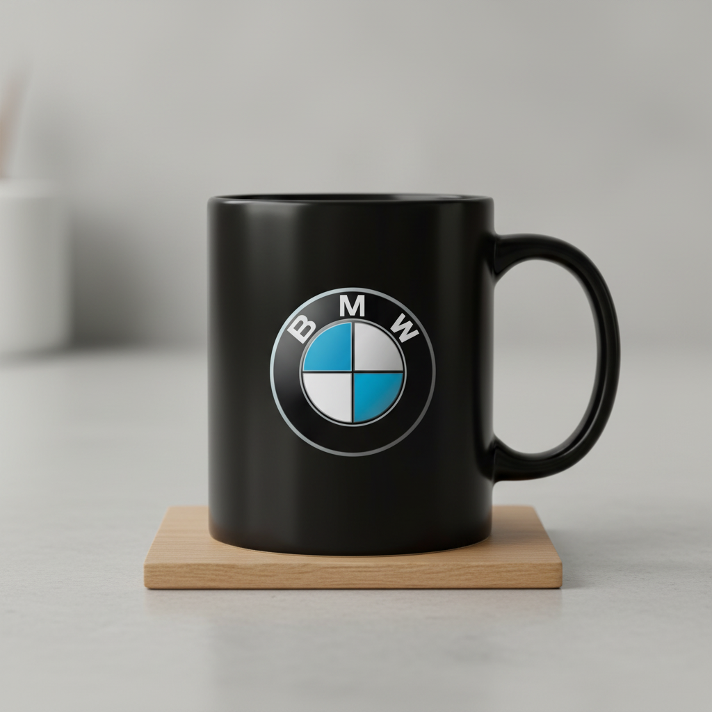Taza negra BMW