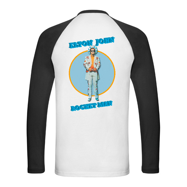 Camiseta Elton John - beisbol manga larga