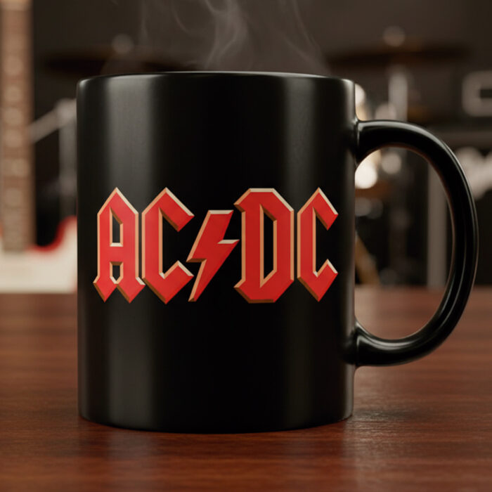 Taza AC/DC Negra
