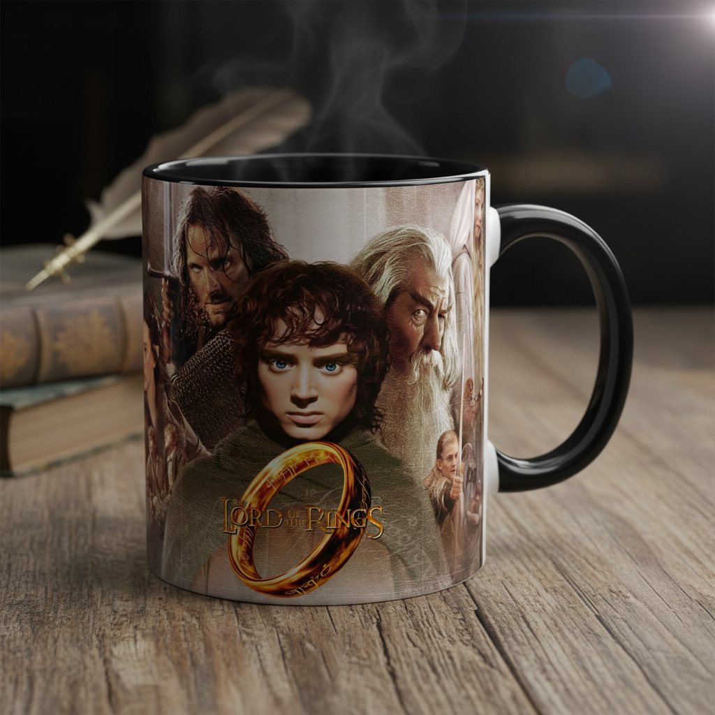 Taza El Seños de los Anillos