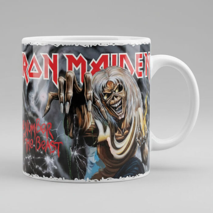 Taza Iron Maiden - Number of the Beast