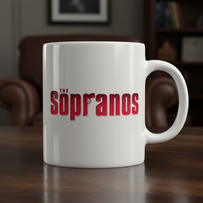 Taza Los Soprano blanca