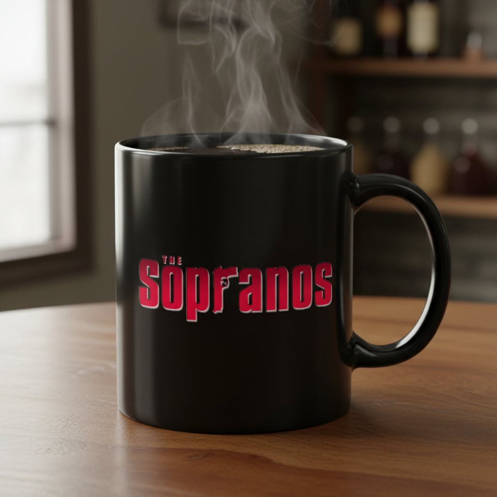 Taza negra Los Sopranos