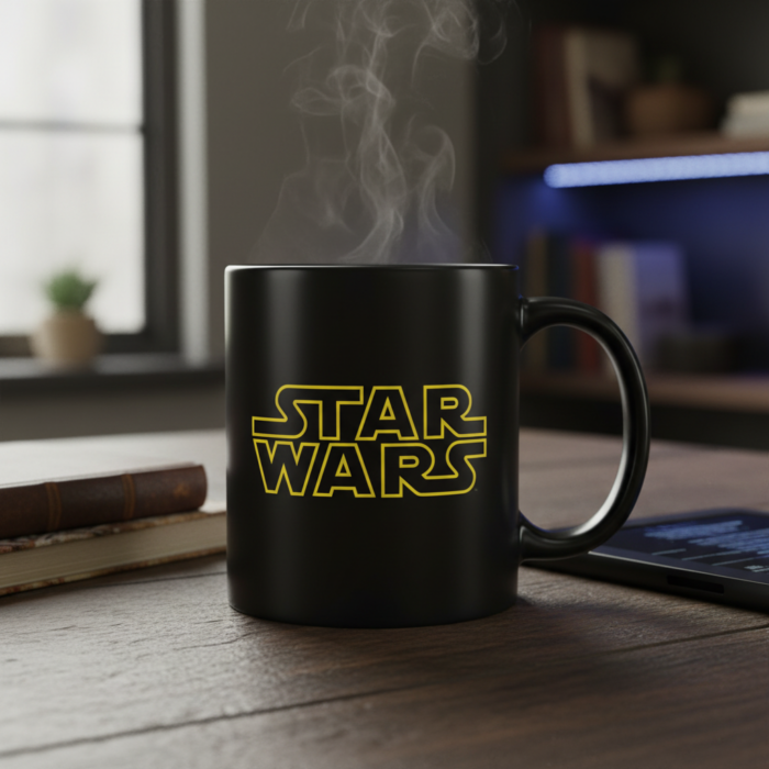 Taza Star Wars negra