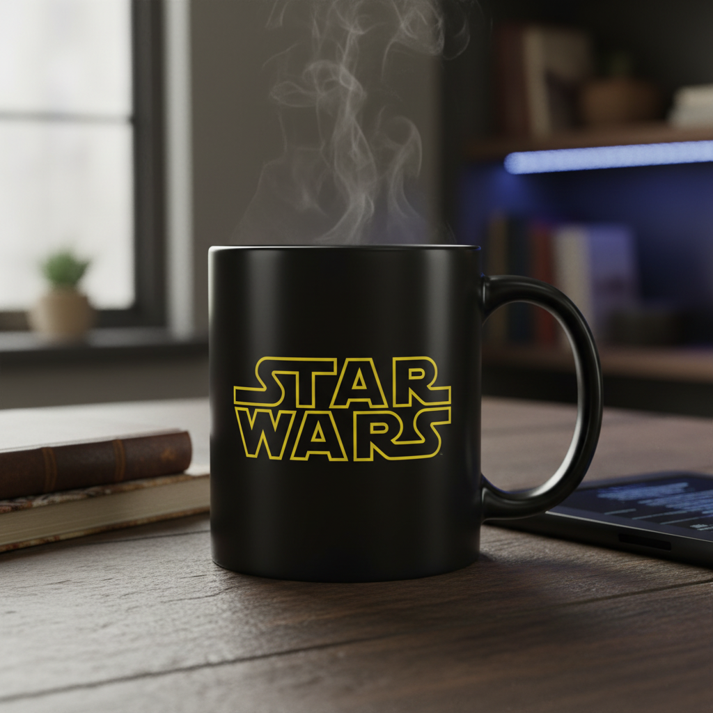Taza negra Star Wars