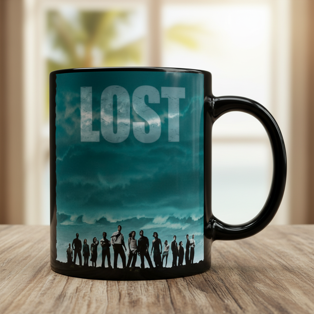 Taza Lost negra