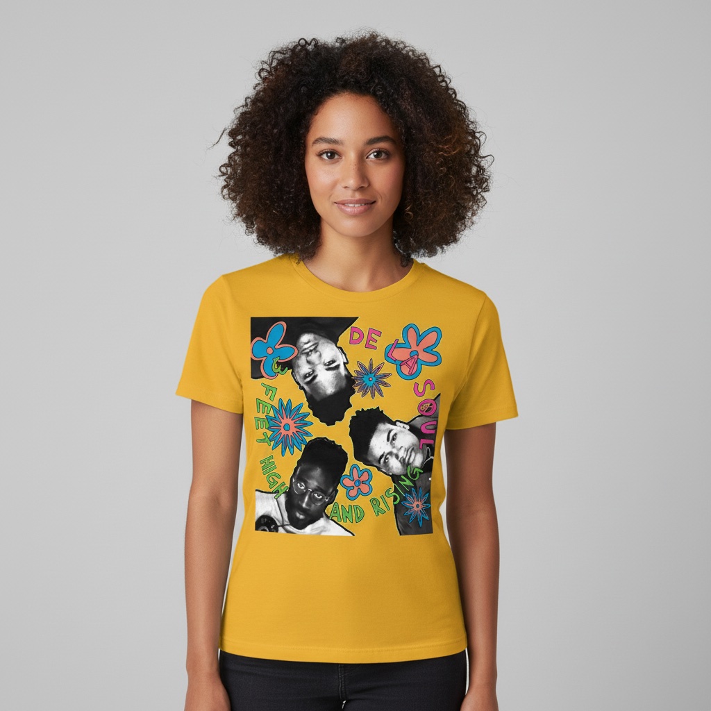 Camiseta Delasoul amarilla - Feet High And Rising