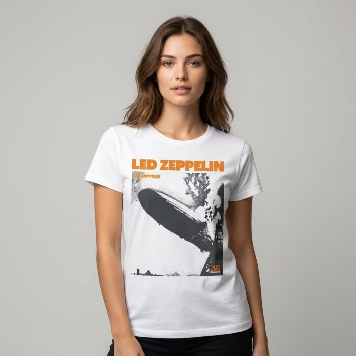 Camiseta Led Zeppelin blanca - Led Zeppelin I