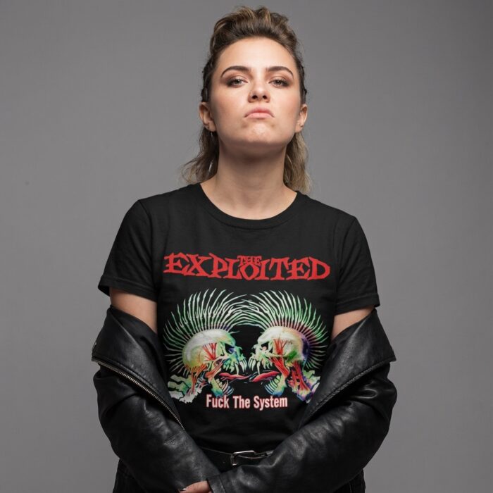 Camiseta Exploited negra - Fuck The System