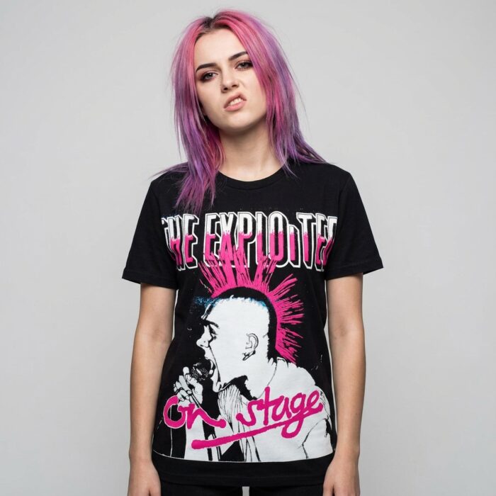 Camiseta Exploited negra - On Stage
