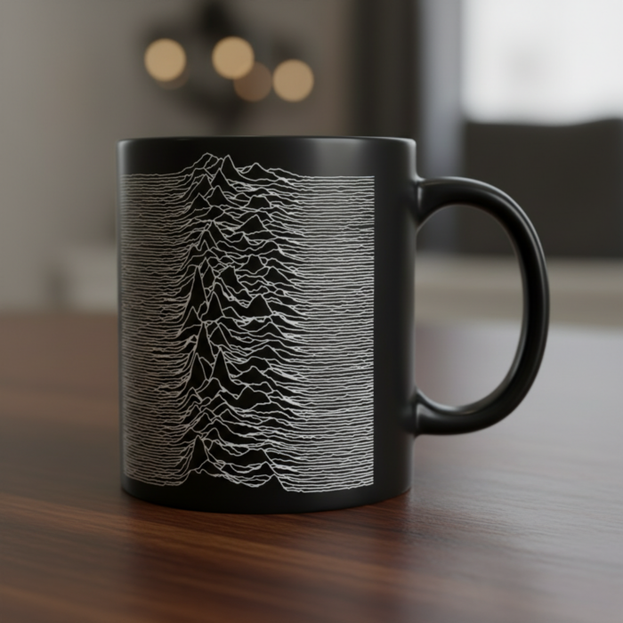 Taza Joy Division negra - Logotipo