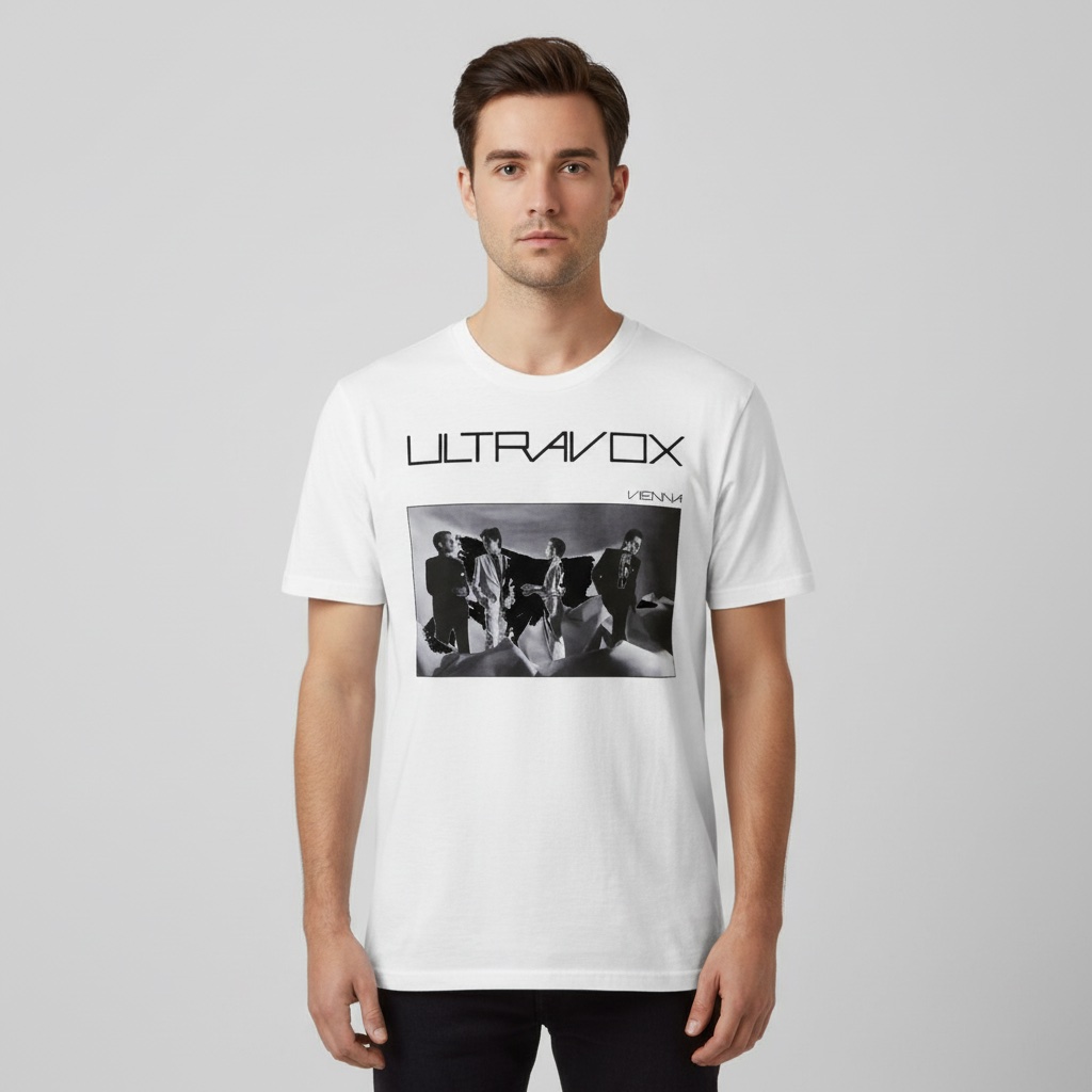 Camiseta Ultravox blanca - Vienna