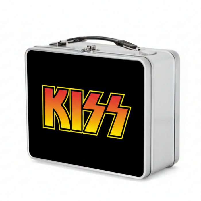 Kiss - Logotipo - Metal Lunch Box - Fiambrera Metálica