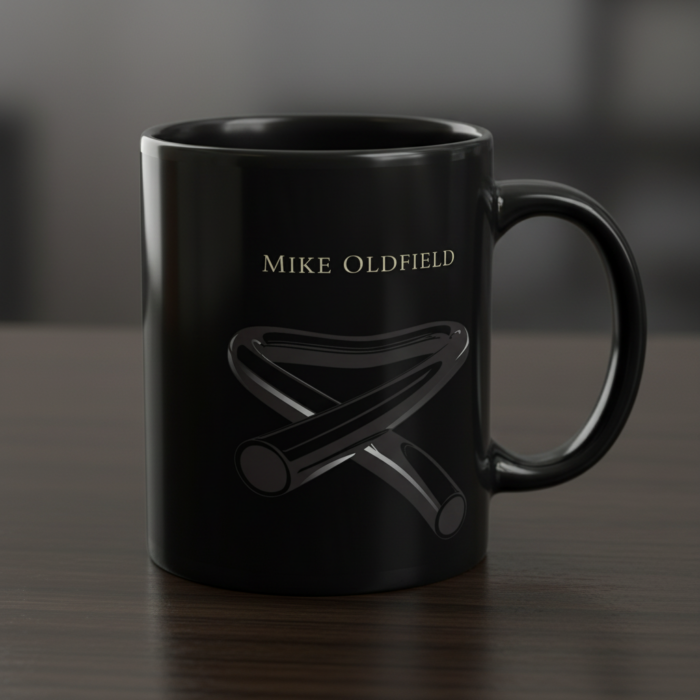 Taza Mike Oldfield negra- Tubular Bells