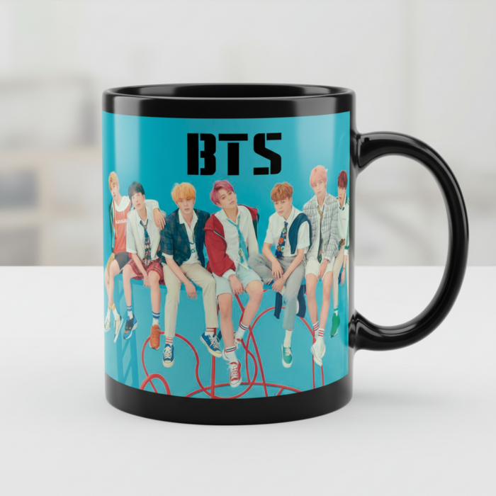 Taza BTS negra