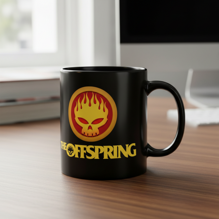 Taza Offspring negra - Logotipo