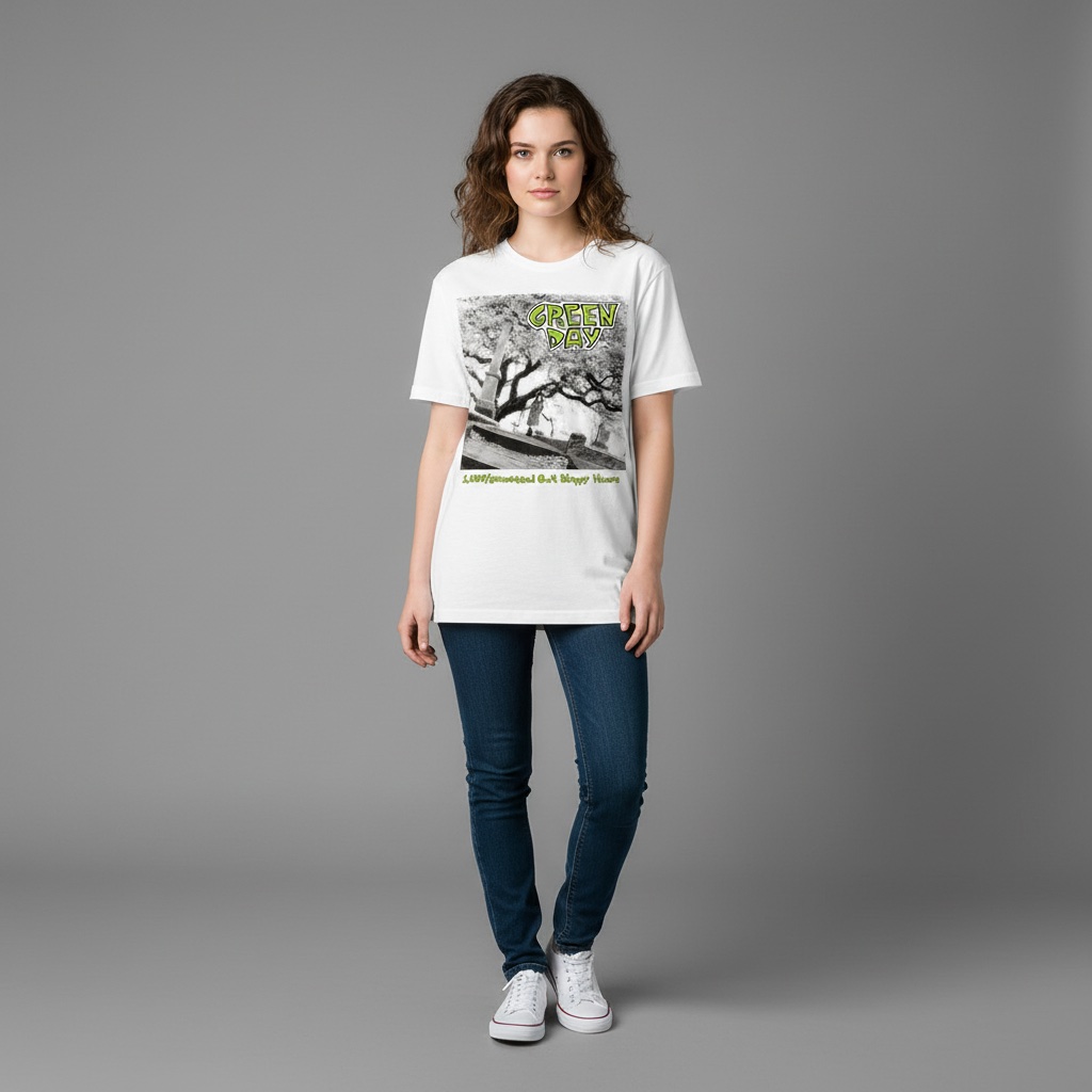 Camiseta Green Day blanca - 1.039 Smoothed Out Slappy Hours