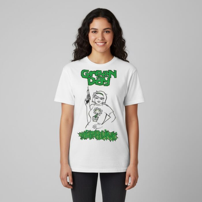 Camiseta Green Day blanca - Kerplunk