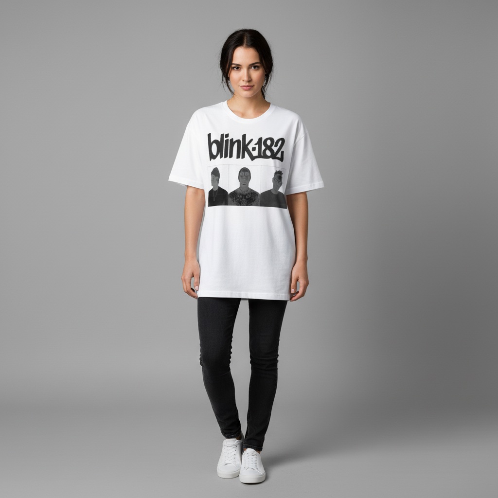 Camiseta Blink182 blanca - First Album