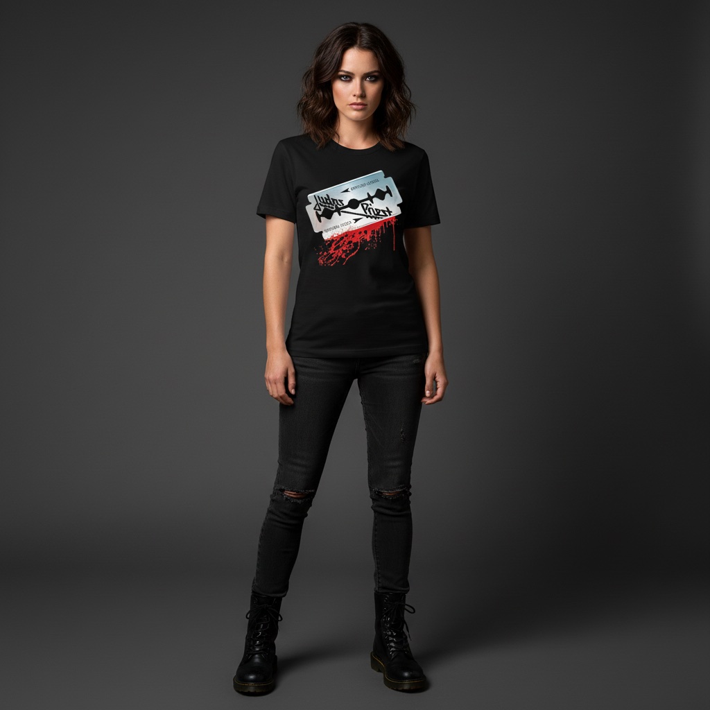 Camiseta Judas Priest negra - British Steel Special Edition