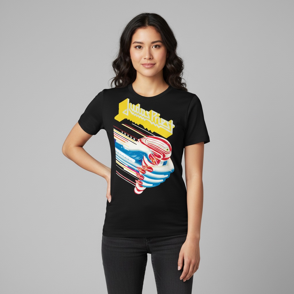 Camiseta Judas Priest negra - Turbo