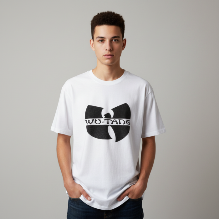 Camiseta Wu Tang Clan blanca - Logotipo