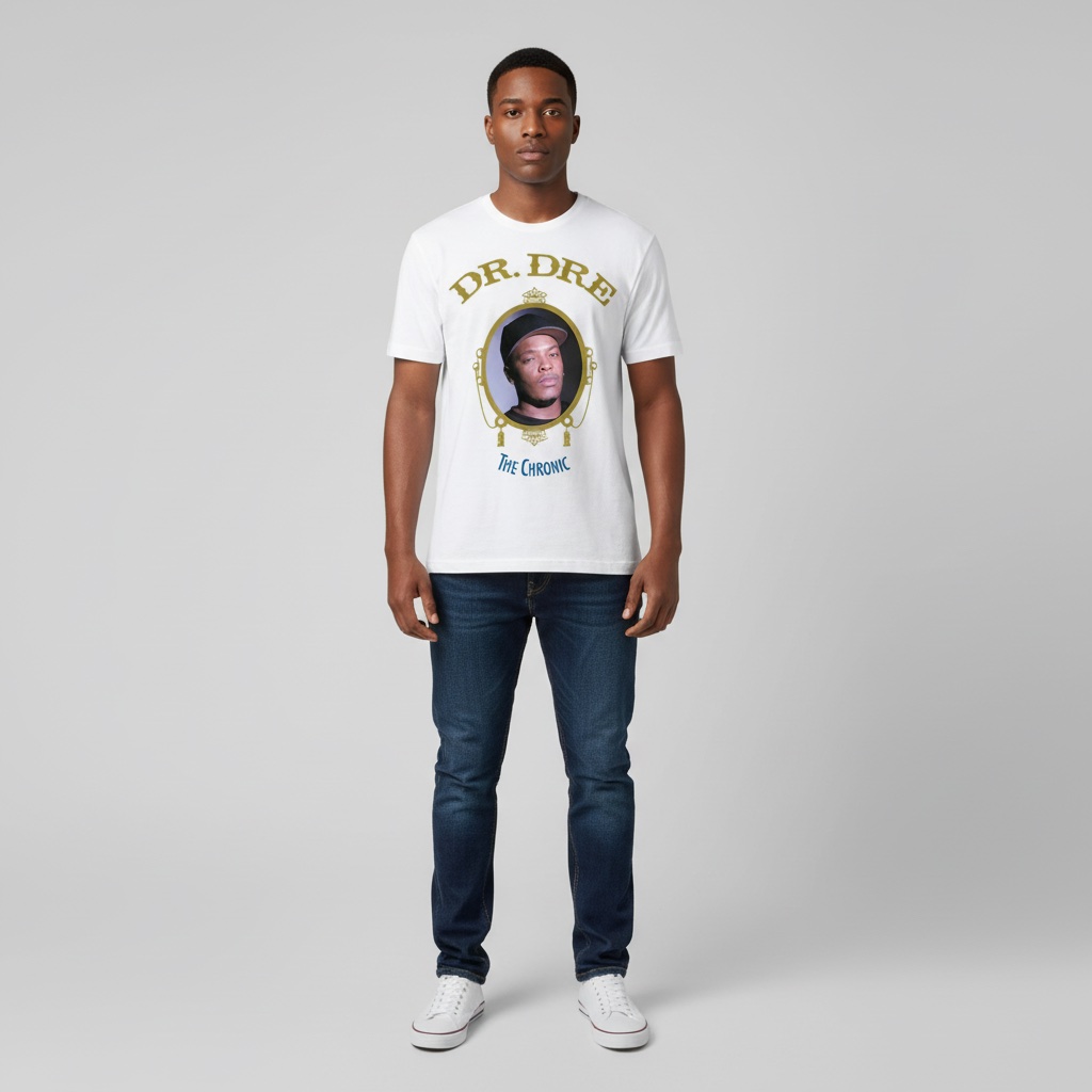 Camiseta Dr. Dre blanca - The Chronic