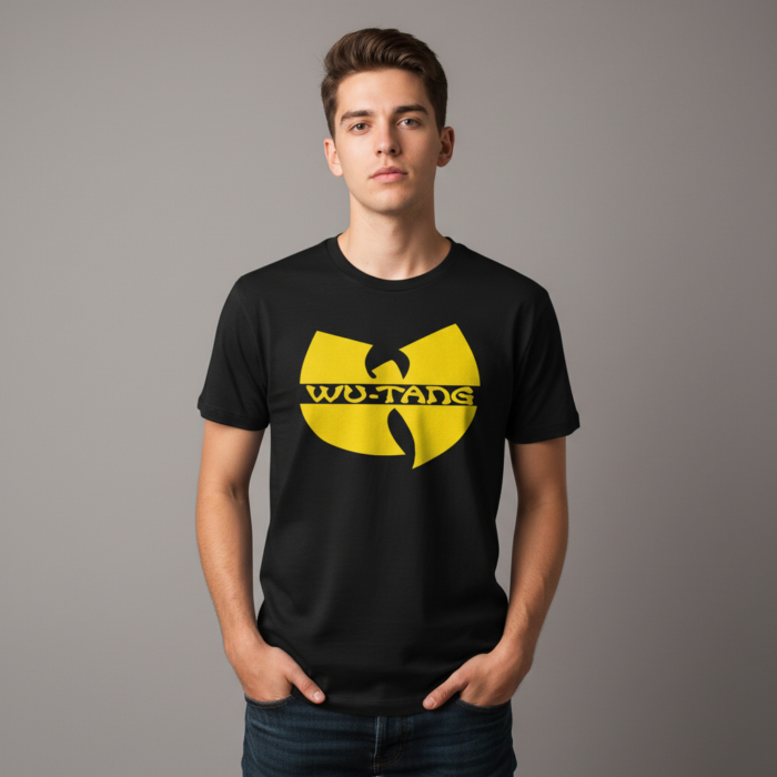 Camiseta Wu Tang Clan negra - Logotipo