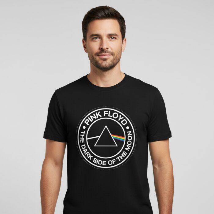 Camiseta Pink Floyd negra - The Dark Side Of The Moon