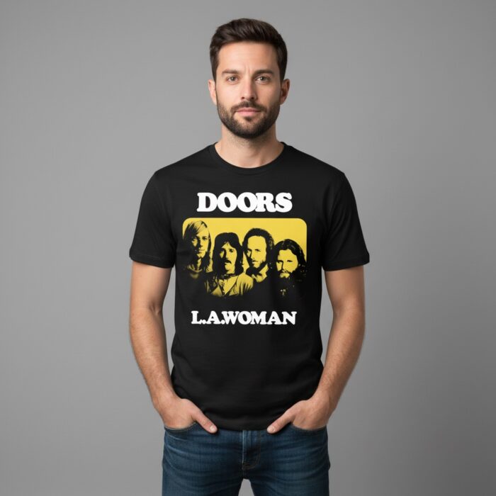 Camiseta Doors negra - L.A. Woman