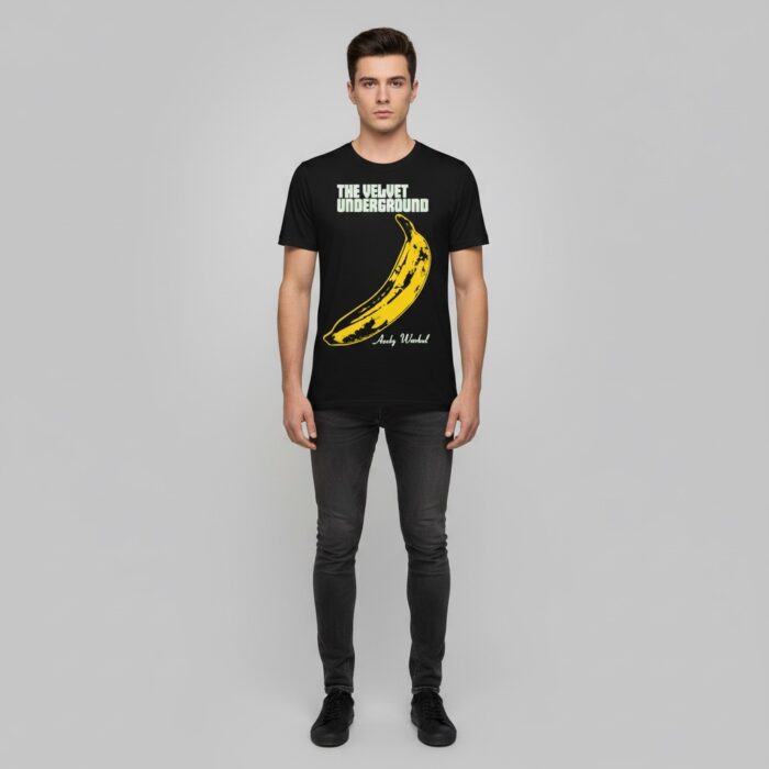 Camiseta Velvet Underground negra - Andy Warhol
