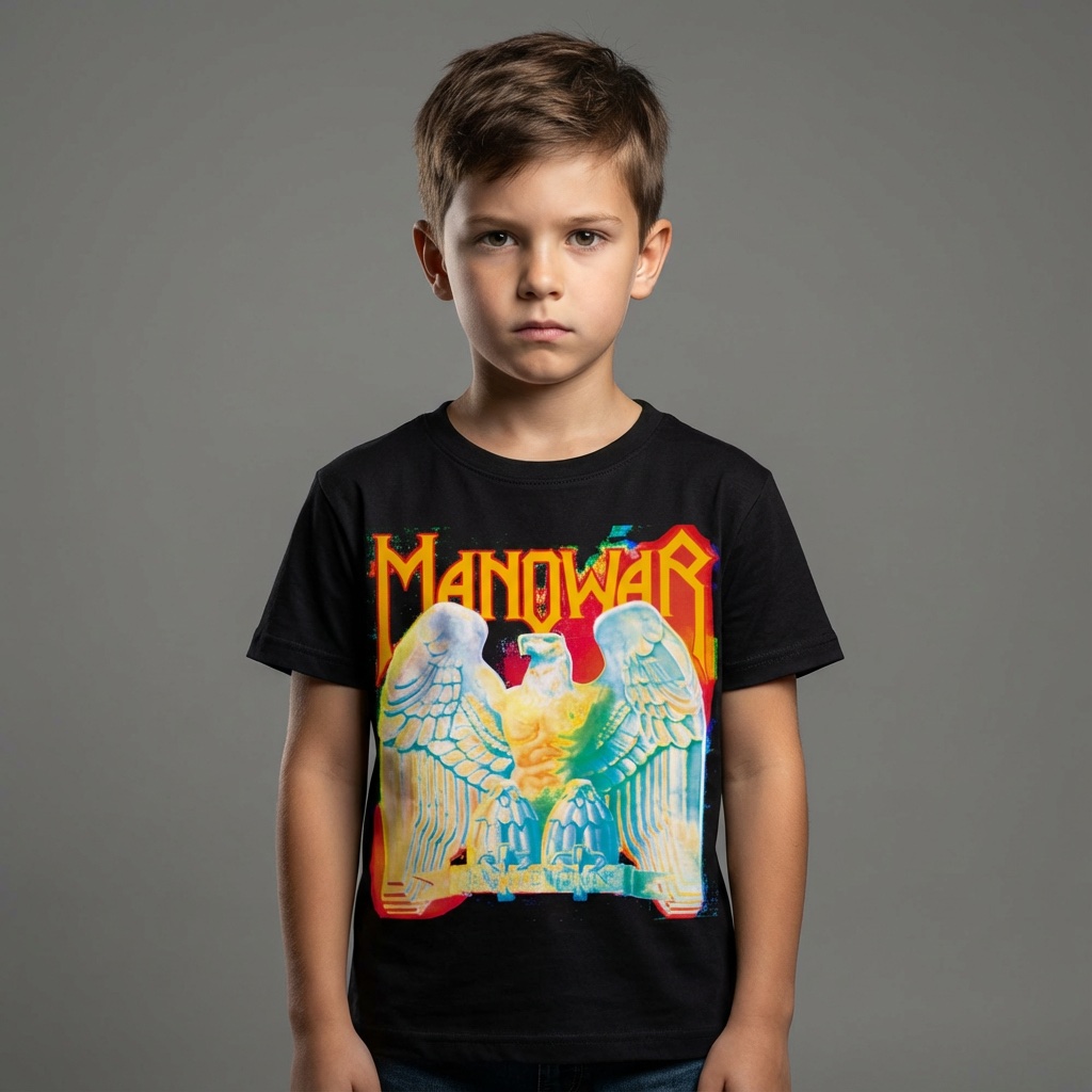 Camiseta Manowar negra - Battle Hymns