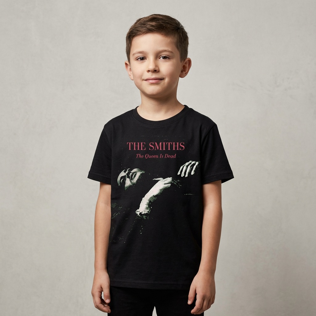 Camiseta Smiths negra - The Queen Is Dead