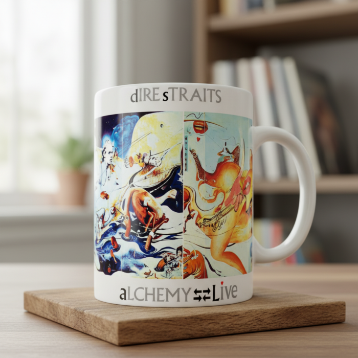 Taza Dire Straits blanca - Alchemy Live
