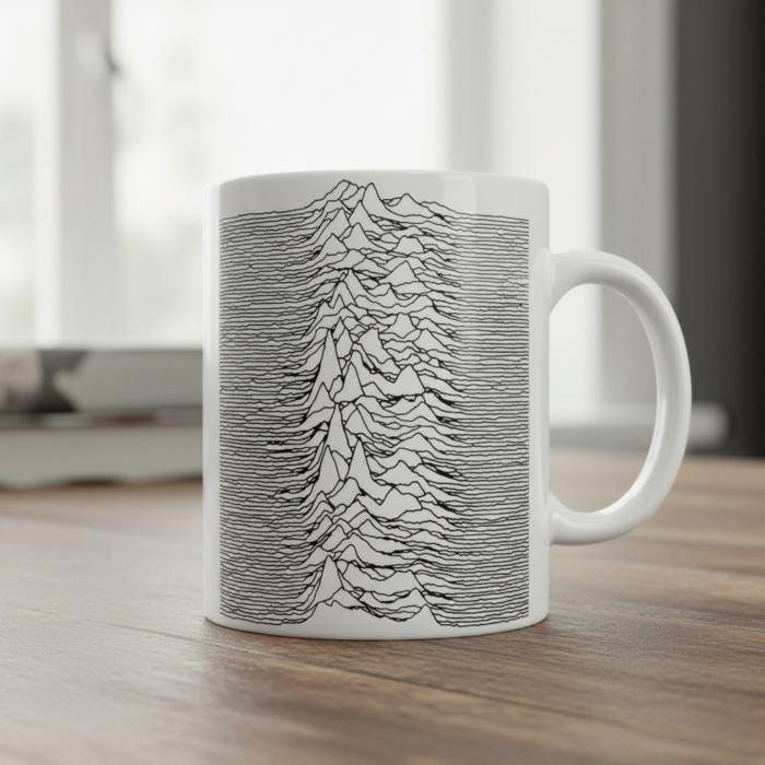 Taza Joy Division blanca - Logotipo