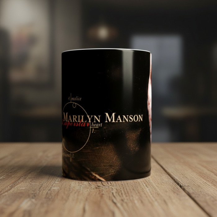 Taza Marilyn Manson negra - Antichrist Superstar