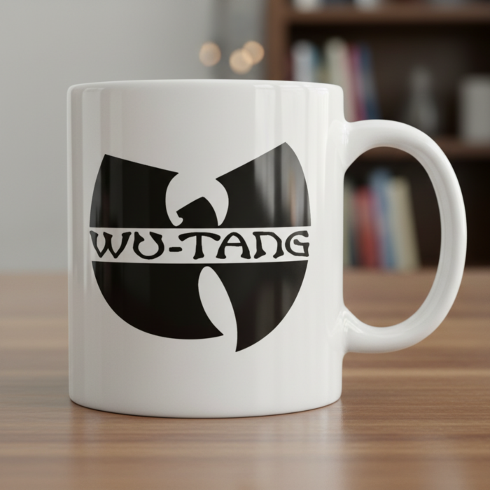 Taza Wu Tang Clan blanca - Logotipo