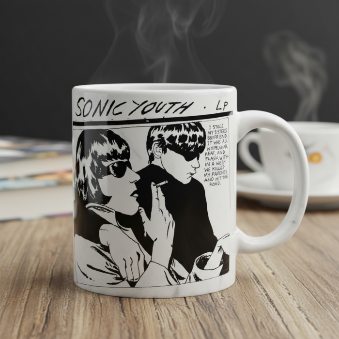 Taza Sonic Youth  efecto mármol - Goo