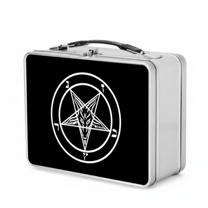 Pentagrama - Satánico - Metal Lunch Box - Fiambrera Metálica