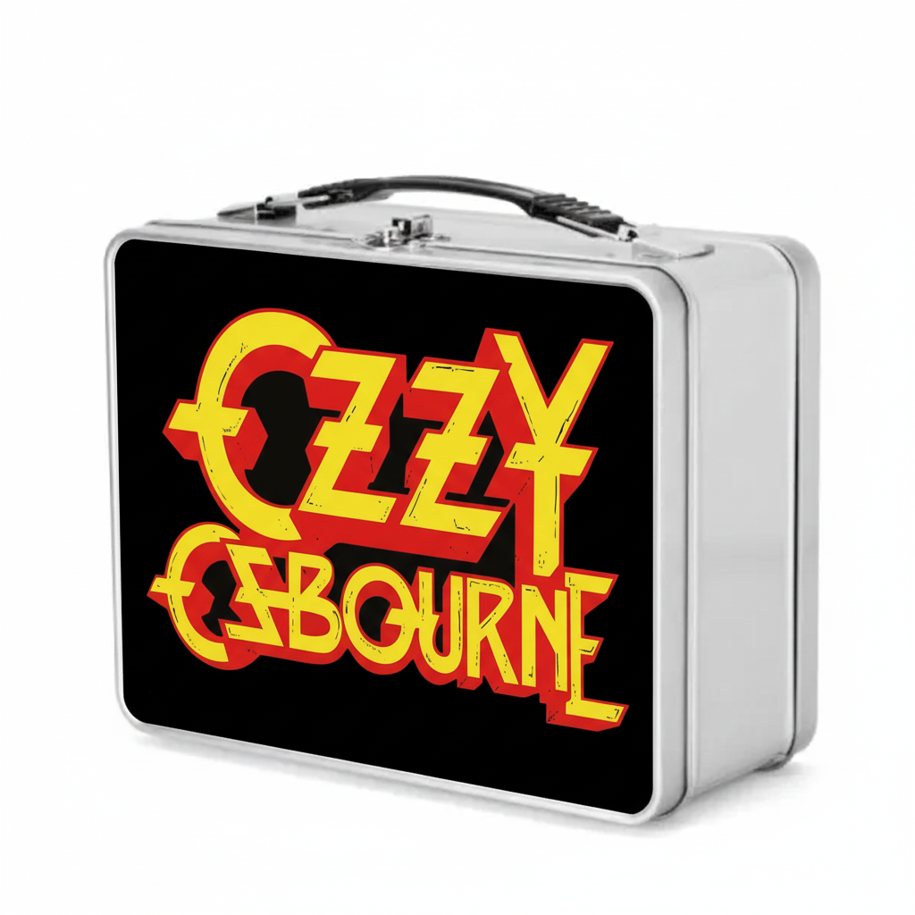 Ozzy Osbourne - Logotipo- Metal Lunch Box - Fiambrera Metálica