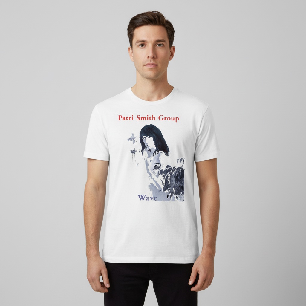 Camiseta Patti Smith blanca - Wave