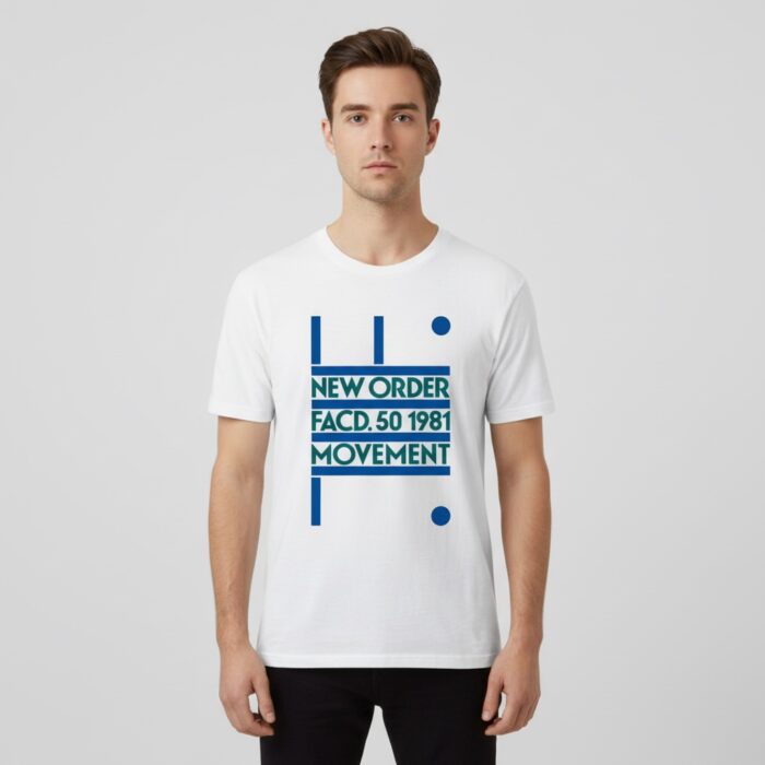 Camiseta New Order blanca - Movement