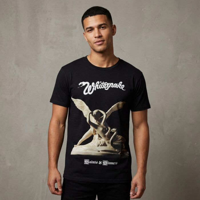 Camiseta Whitesnake negra - Saints And Sinners