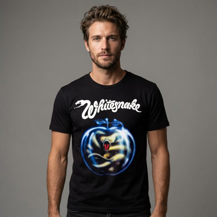 Camiseta Whitesnake negra - Come And Get It