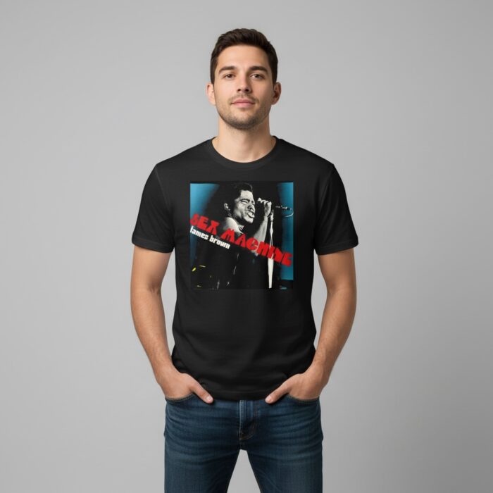 Camiseta James Brown negra - Sex Machine