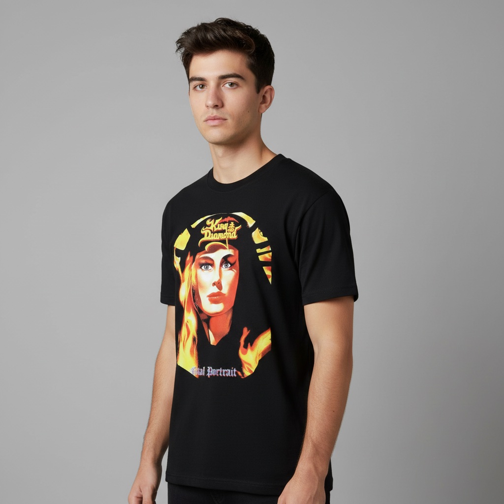 Camiseta King Diamond negra - Fatal Portrait