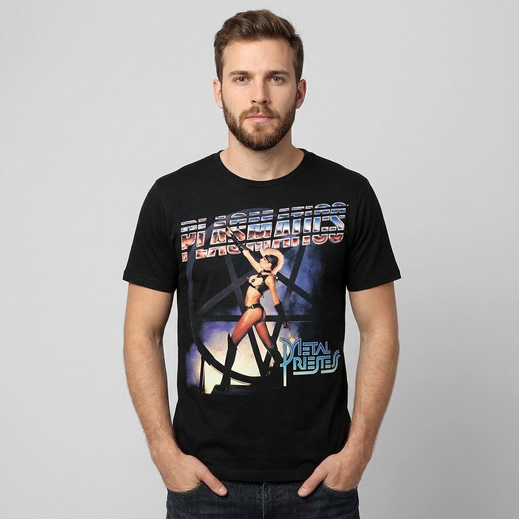 Camiseta Plasmatics negra - Metal Priestess