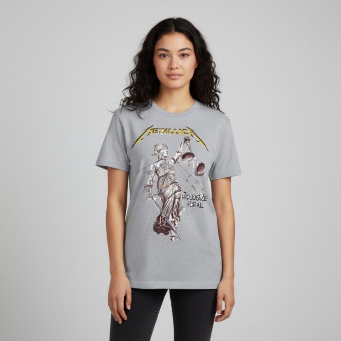 Camiseta Metallica gris - And Justice For All