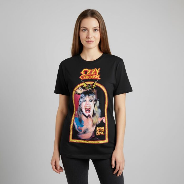 Camiseta Ozzy Osbourne negra - Speak Of The Devil
