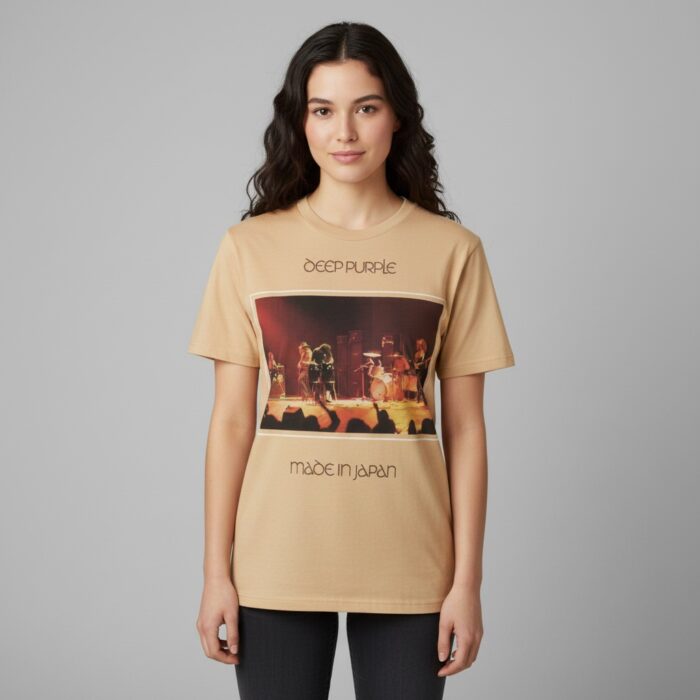 Camiseta Deep Purple avena - Made In Japan